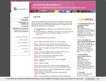 Tablet Screenshot of bourse-des-dechets.fr